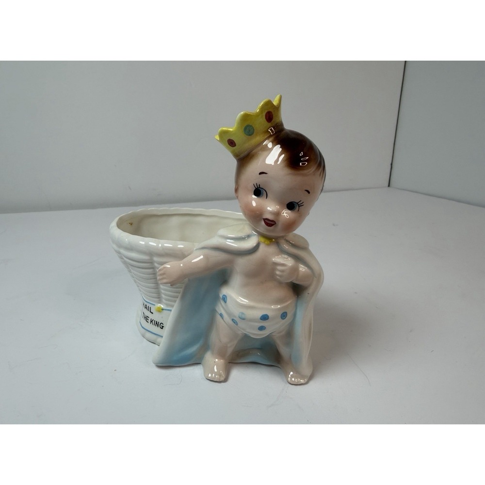 Rubens Baby Nursery Planter Hail The King Samson Import Co Japan‎ Decor Vintage